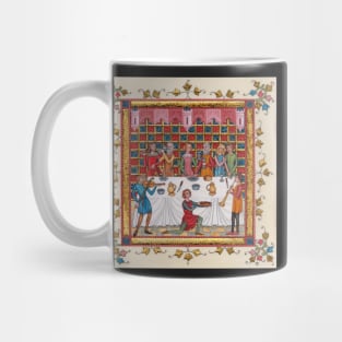 Medieval illumination - Gothic Banquet Mug